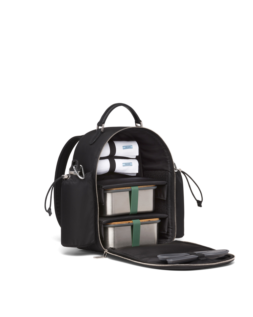 Prada Fully Equipped Re-nylon Picnic Backpack Negras | 15439-TOHI