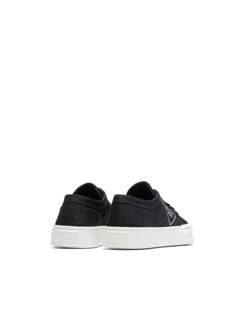 Prada Gabardine Fabric Sneakers Negras | 73820-JQAR