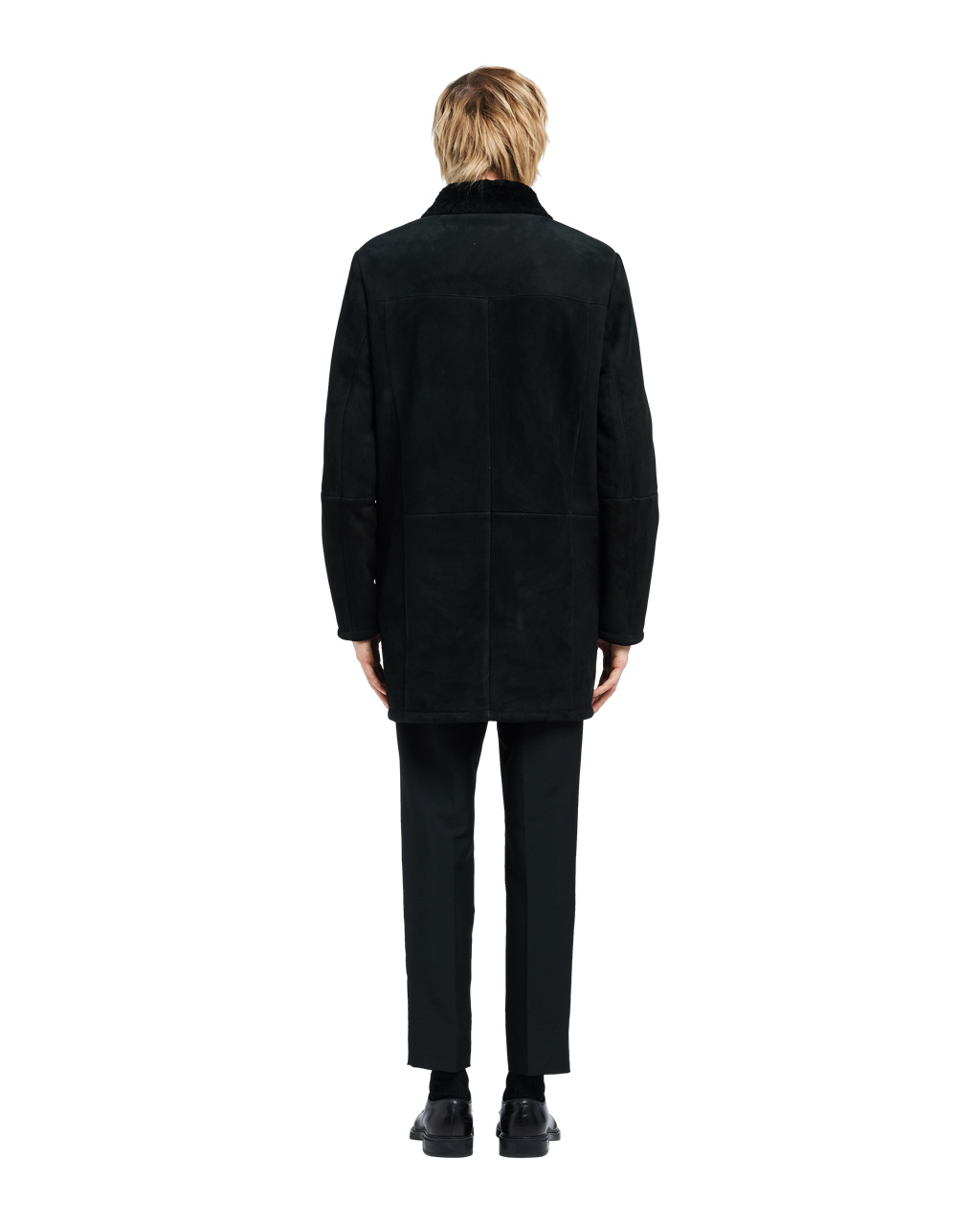 Prada Gamuza Sheepskin Coat Negras | 51869-DXMF