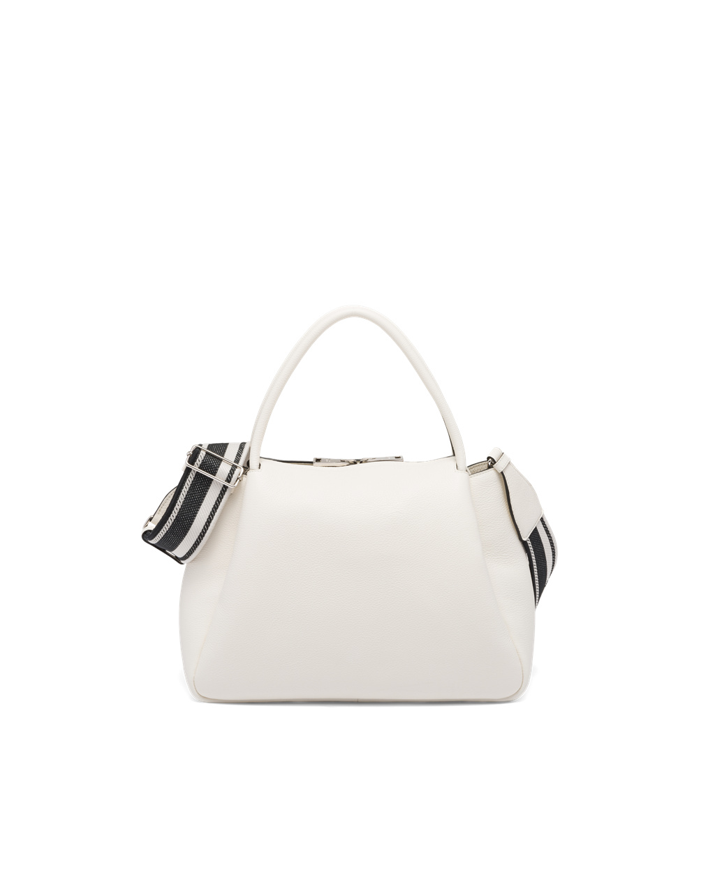 Prada Large Cuero Handbag Blancas | 53947-YZAB