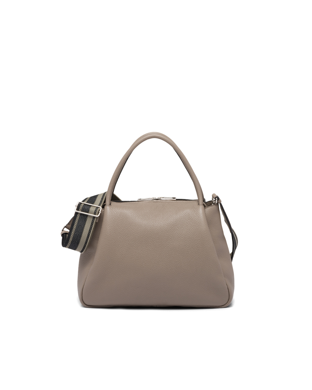 Prada Large Cuero Handbag Clay Gray | 04736-LOTG