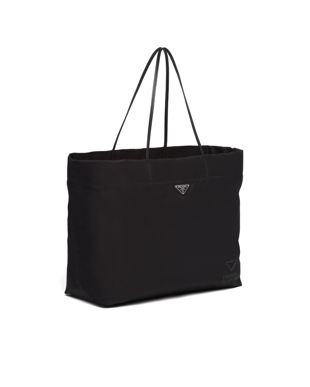 Prada Large Re-nylon Tote Negras | 27614-RMSX