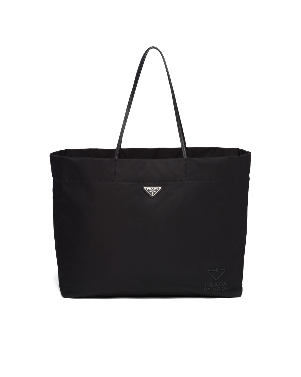 Prada Large Re-nylon Tote Negras | 27614-RMSX