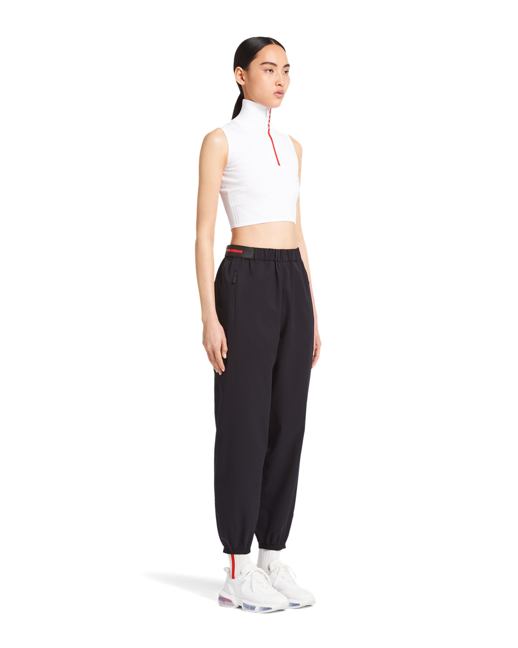 Prada Light Bi-stretch Anchos-leg Pants Negras | 36894-CTVM