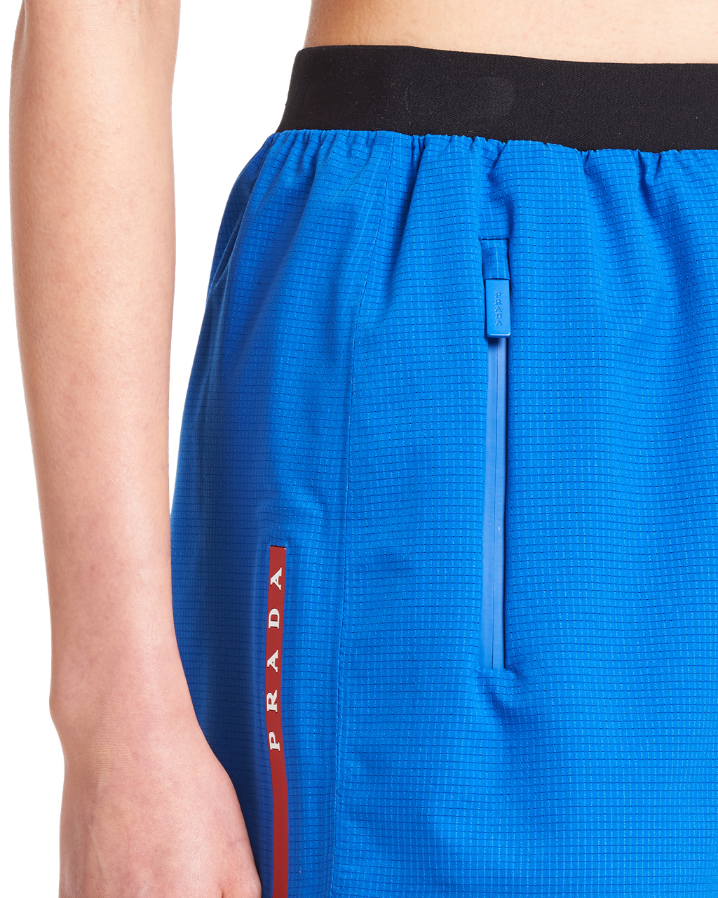 Prada Light Bi-stretch Shorts Azules | 43798-BTKF