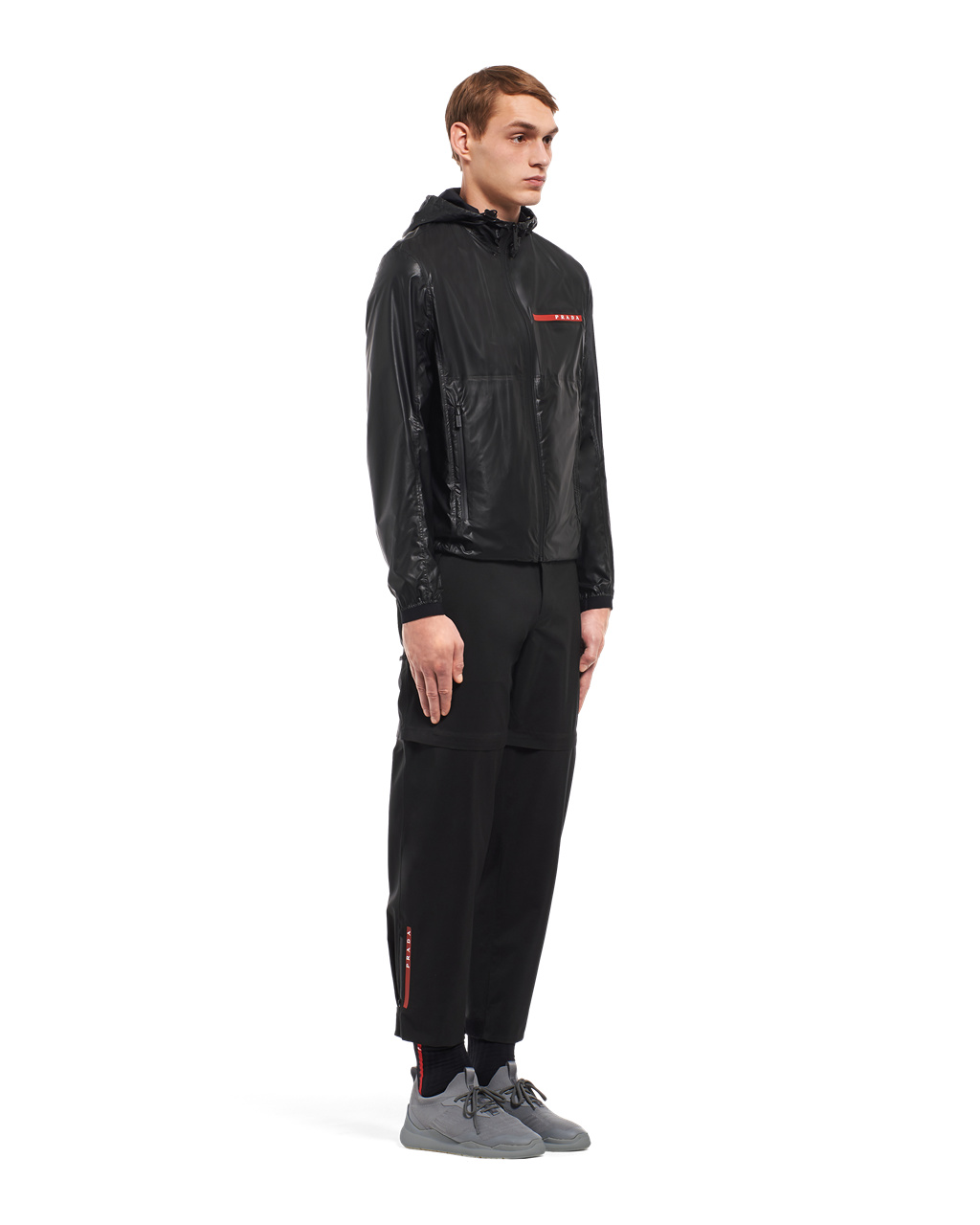 Prada Light Nylon Encapuchado Jacket Negras | 29476-RDTH