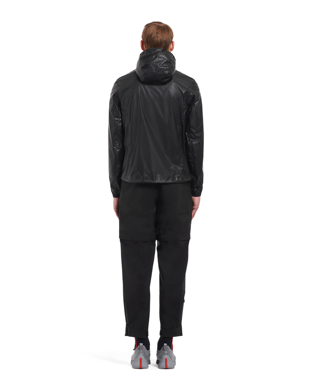 Prada Light Nylon Encapuchado Jacket Negras | 29476-RDTH