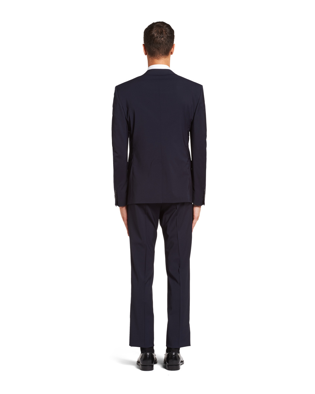 Prada Light Stretch Wool Suit Azul Marino | 98730-XCZD