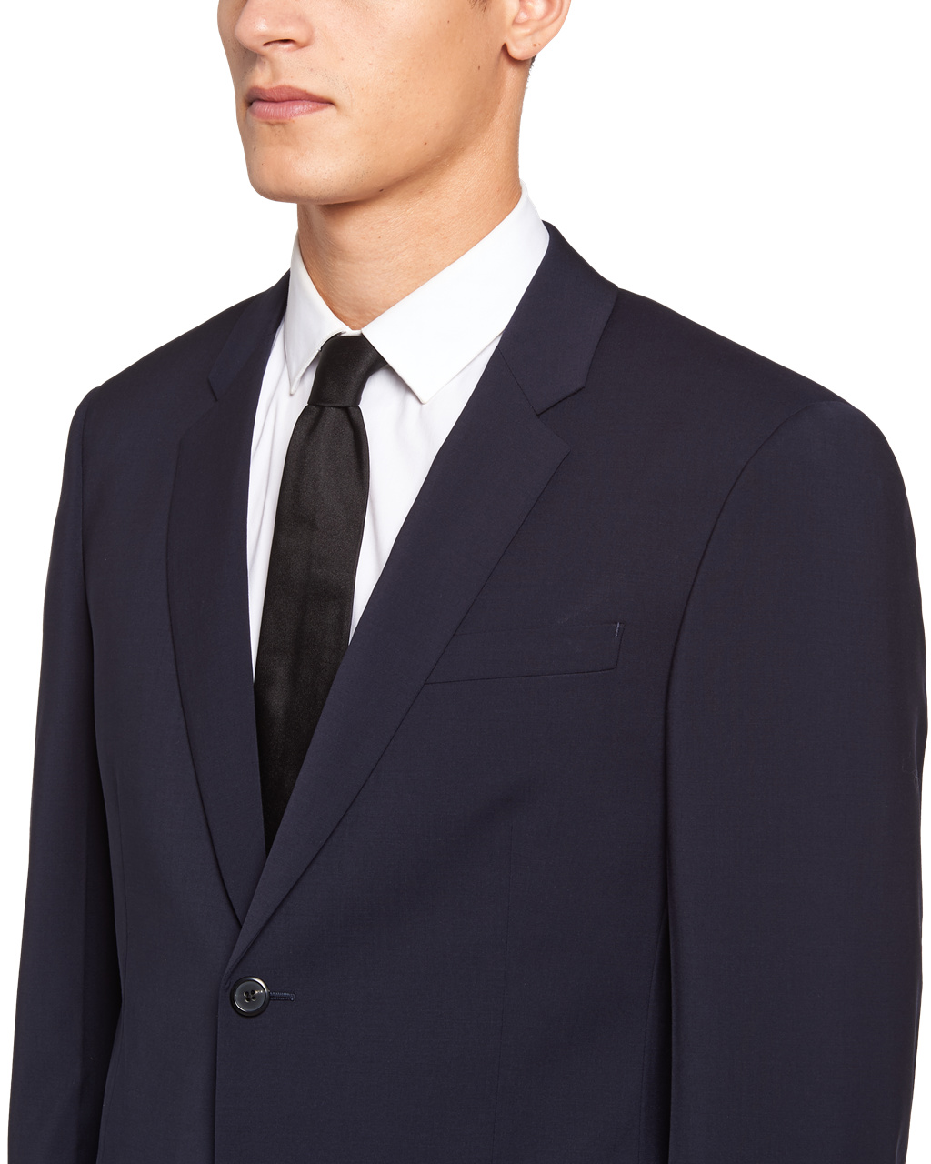 Prada Light Stretch Wool Suit Azul Marino | 98730-XCZD