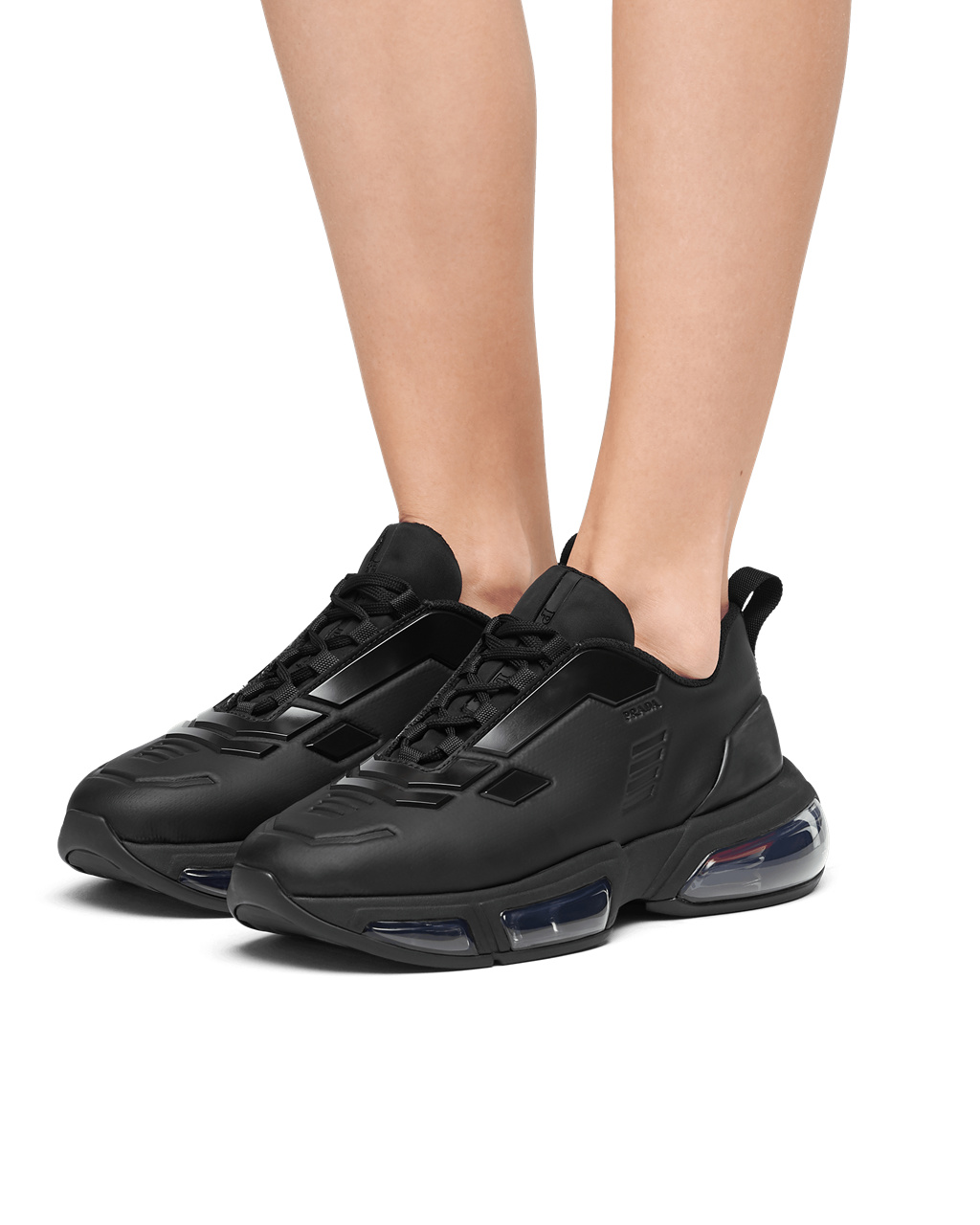 Prada Linea Rossa Collision 19 Lr Sneakers Negras | 38401-YNSQ