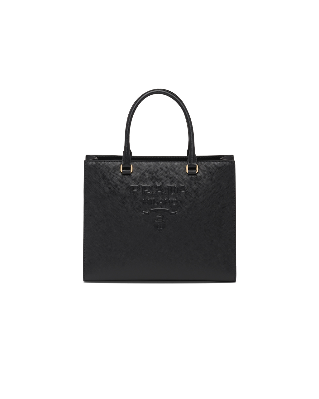 Prada Medium Saffiano Cuero Handbag Negras | 81720-OBSU