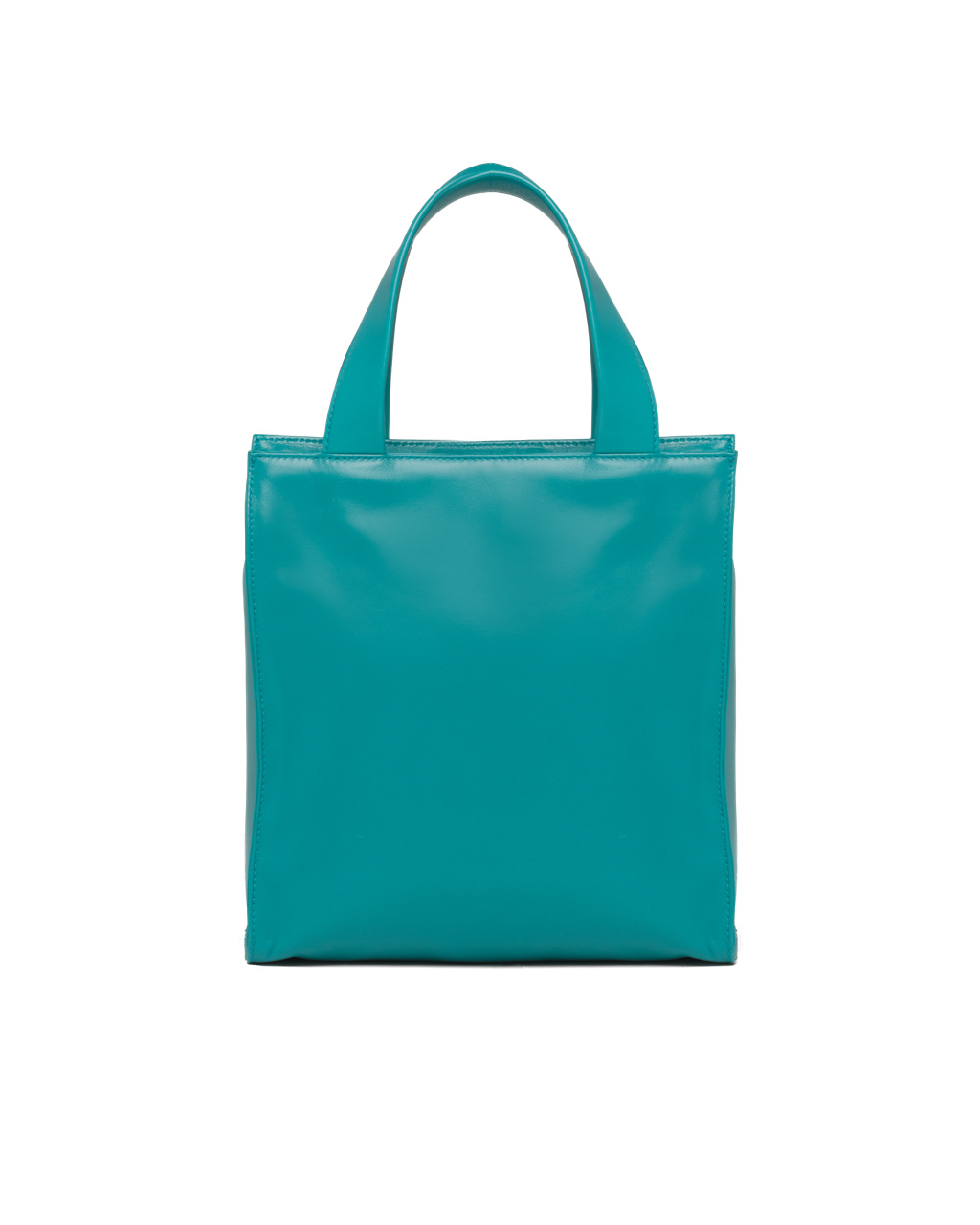 Prada Nappa Cuero Tote Bag Azules Azules | 95072-KCUF