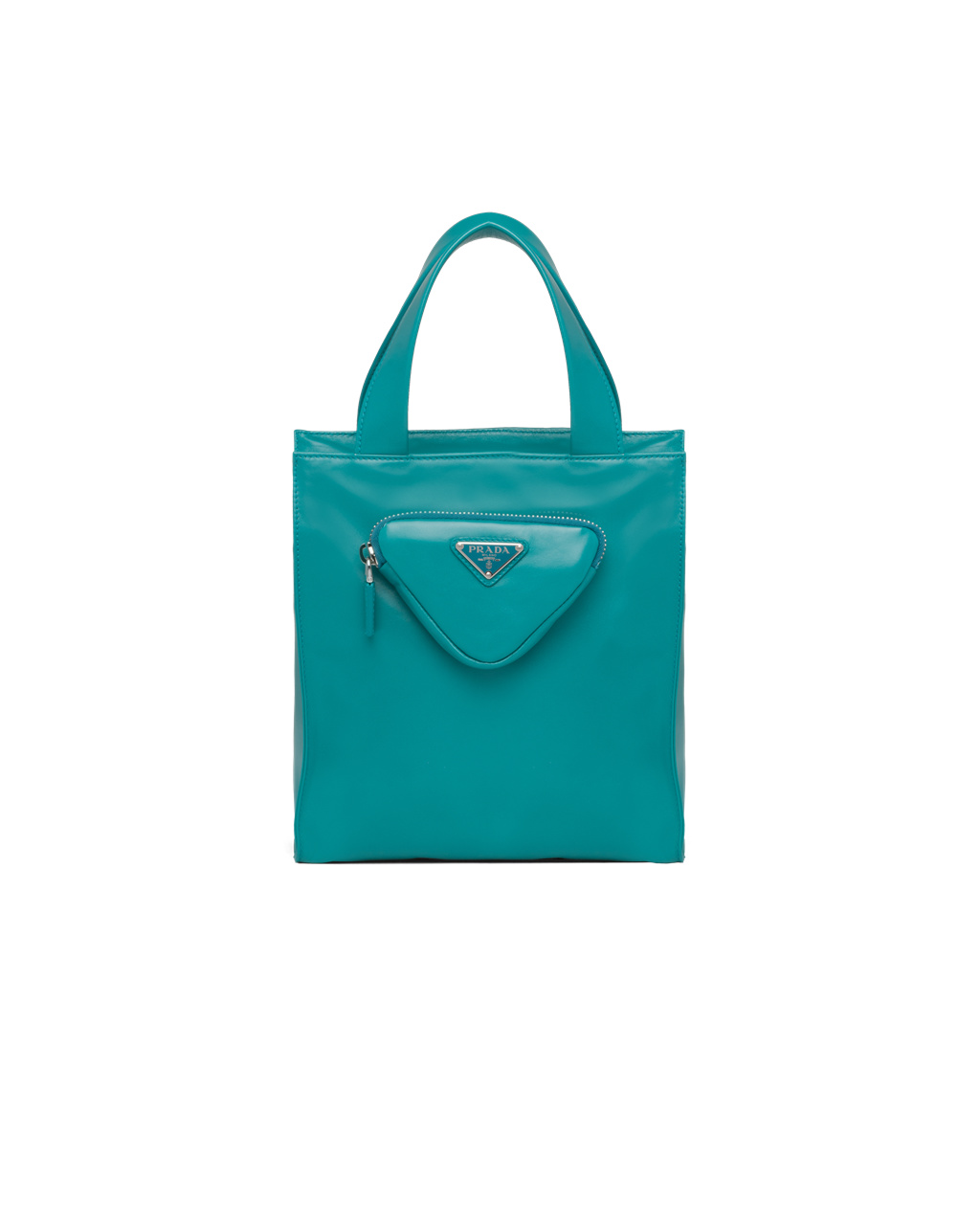 Prada Nappa Cuero Tote Bag Azules Azules | 95072-KCUF