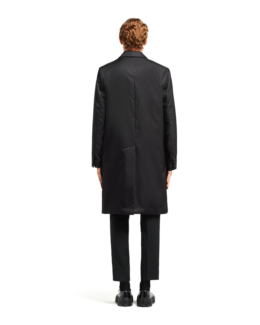 Prada Nylon Coat Negras | 28465-HAOD