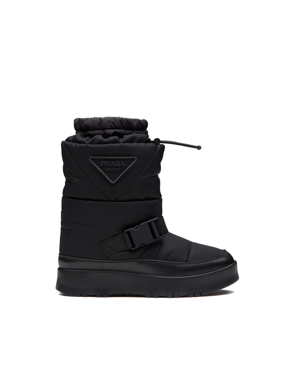 Prada Nylon Gabardine Booties Negras | 28061-BPAG