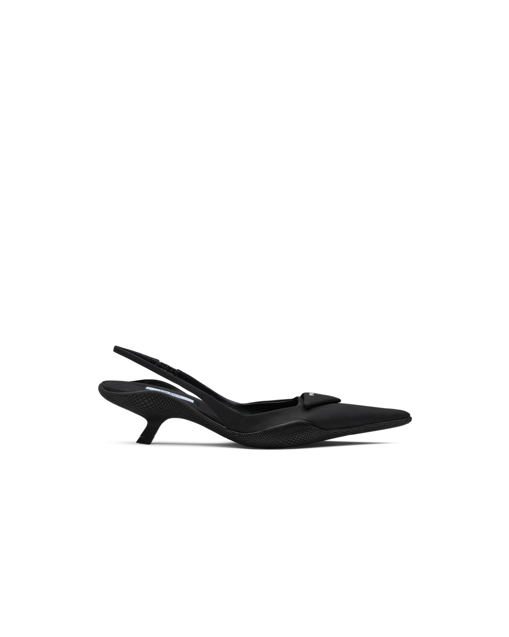 Prada Nylon Gabardine Destalonadas Pumps Negras | 64205-DUTH