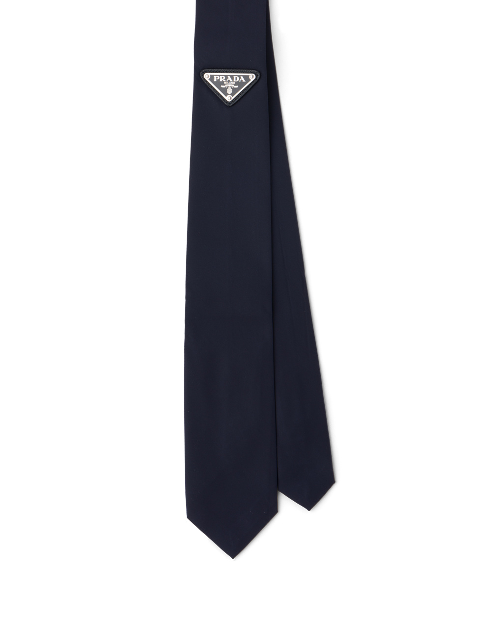 Prada Nylon Gabardine Tie Azul Marino | 14038-HRXQ