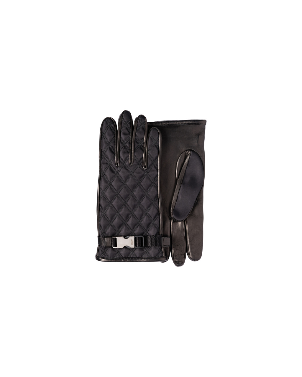 Prada Nylon Gloves Negras | 53749-AFBG