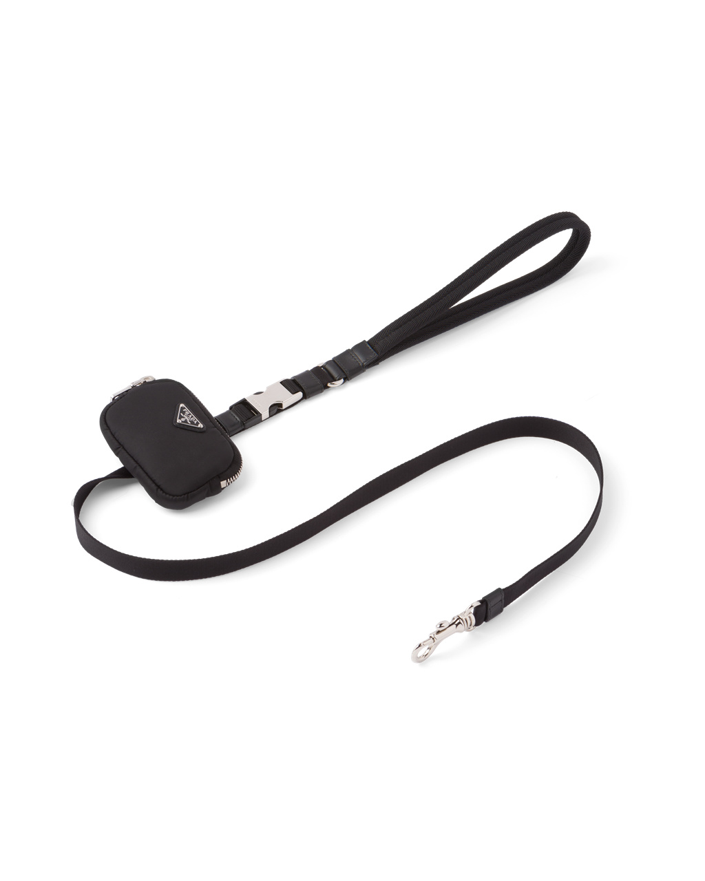 Prada Nylon Pet Leash Negras | 17035-OYKC