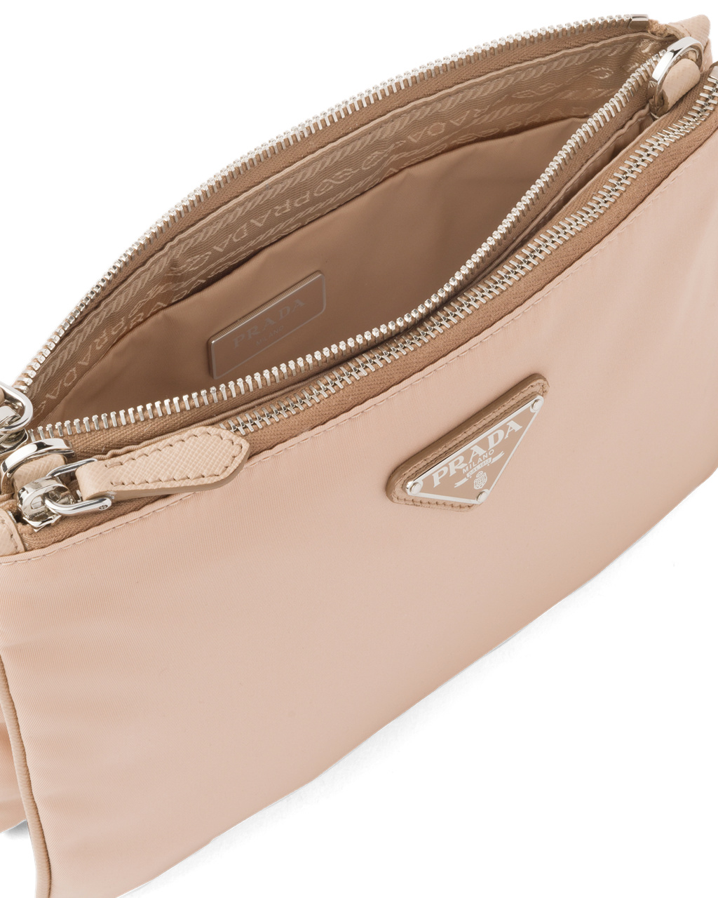 Prada Nylon Re-edition 2000 Shoulder Bag Beige | 28594-EADG