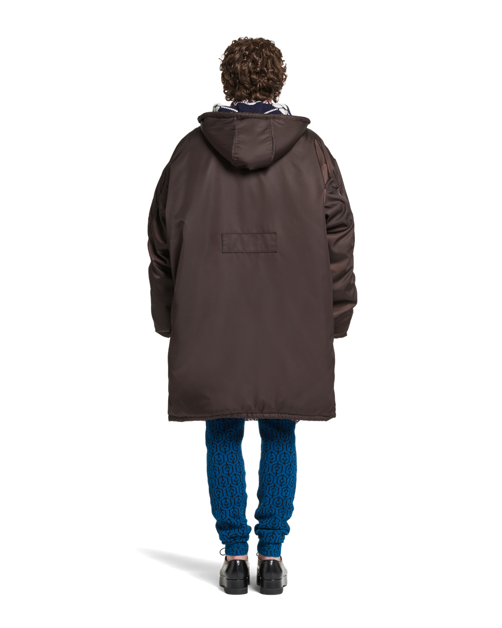 Prada Oversized Re-nylon Raincoat Marrones Oscuro | 43216-TLVO