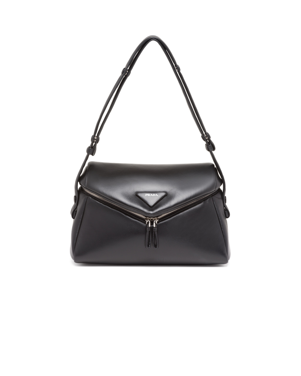 Prada Padded Nappa Cuero Prada Signaux Bag Negras | 85312-EMSC