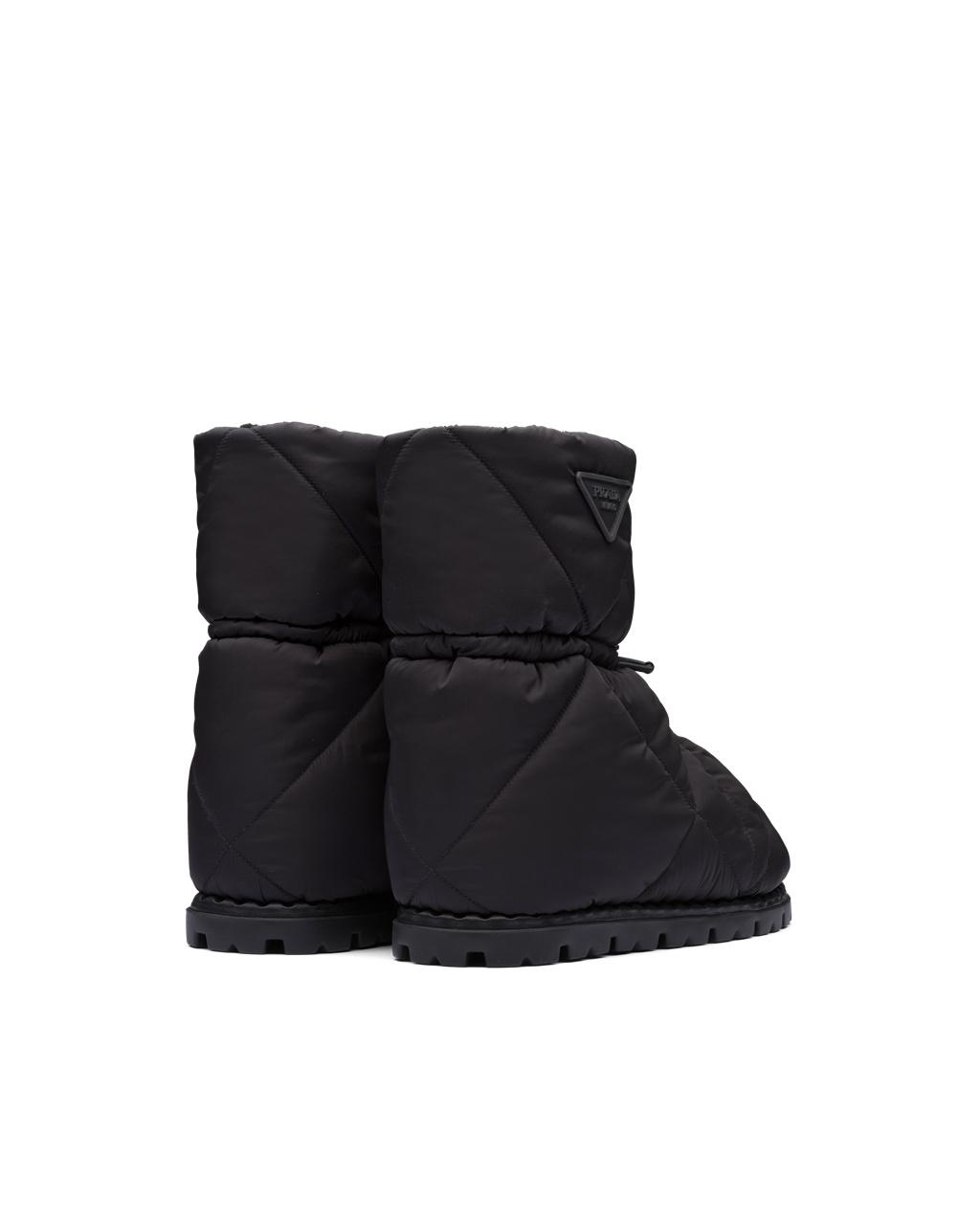 Prada Padded Nylon Fabric Booties Negras | 40365-SWRA