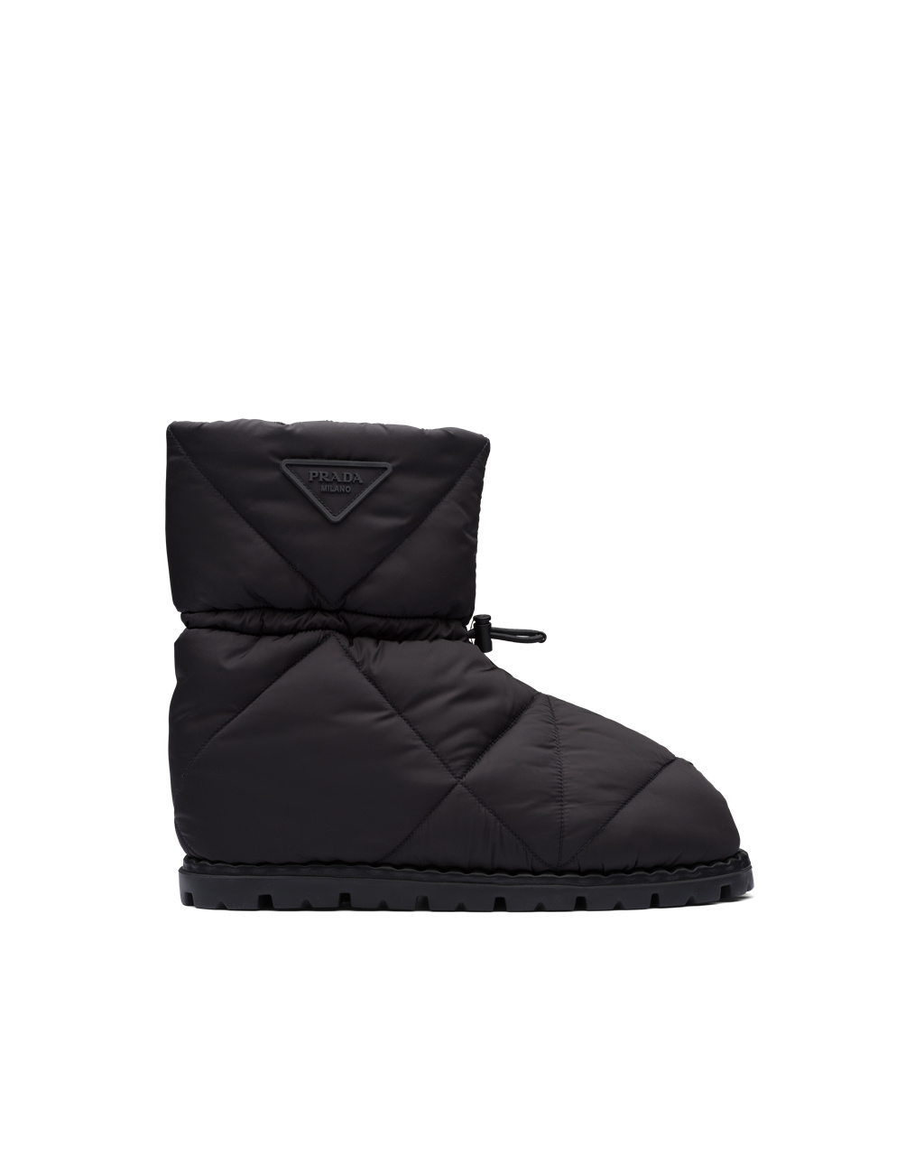 Prada Padded Nylon Fabric Booties Negras | 40365-SWRA