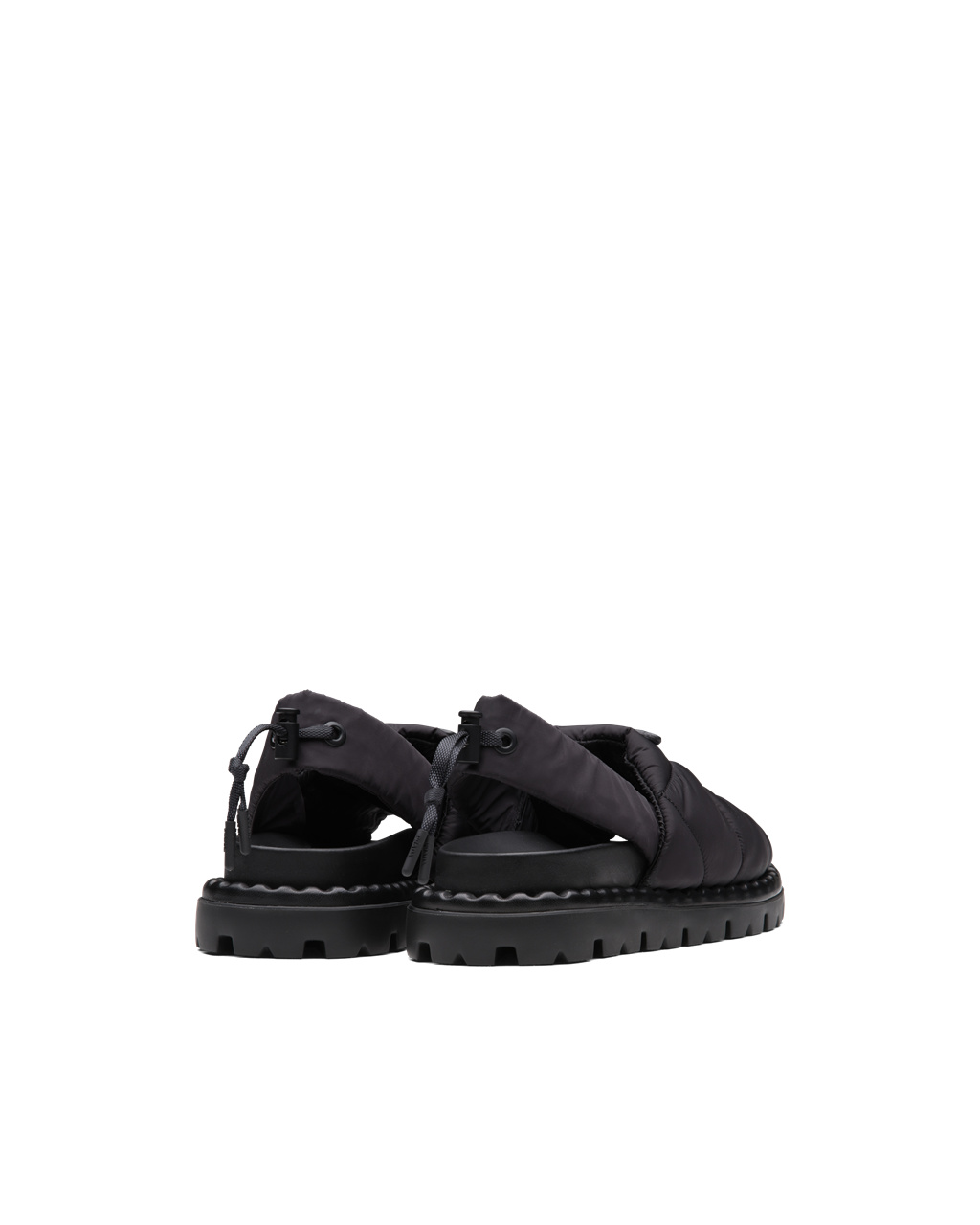 Prada Padded Nylon Sandals Negras | 13945-JOQG