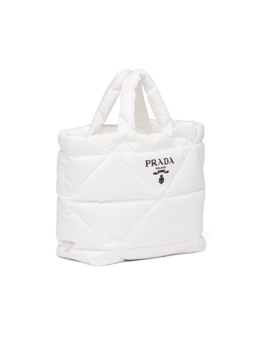 Prada Padded Re-nylon Tote Bag Blancas | 17648-ZLMI