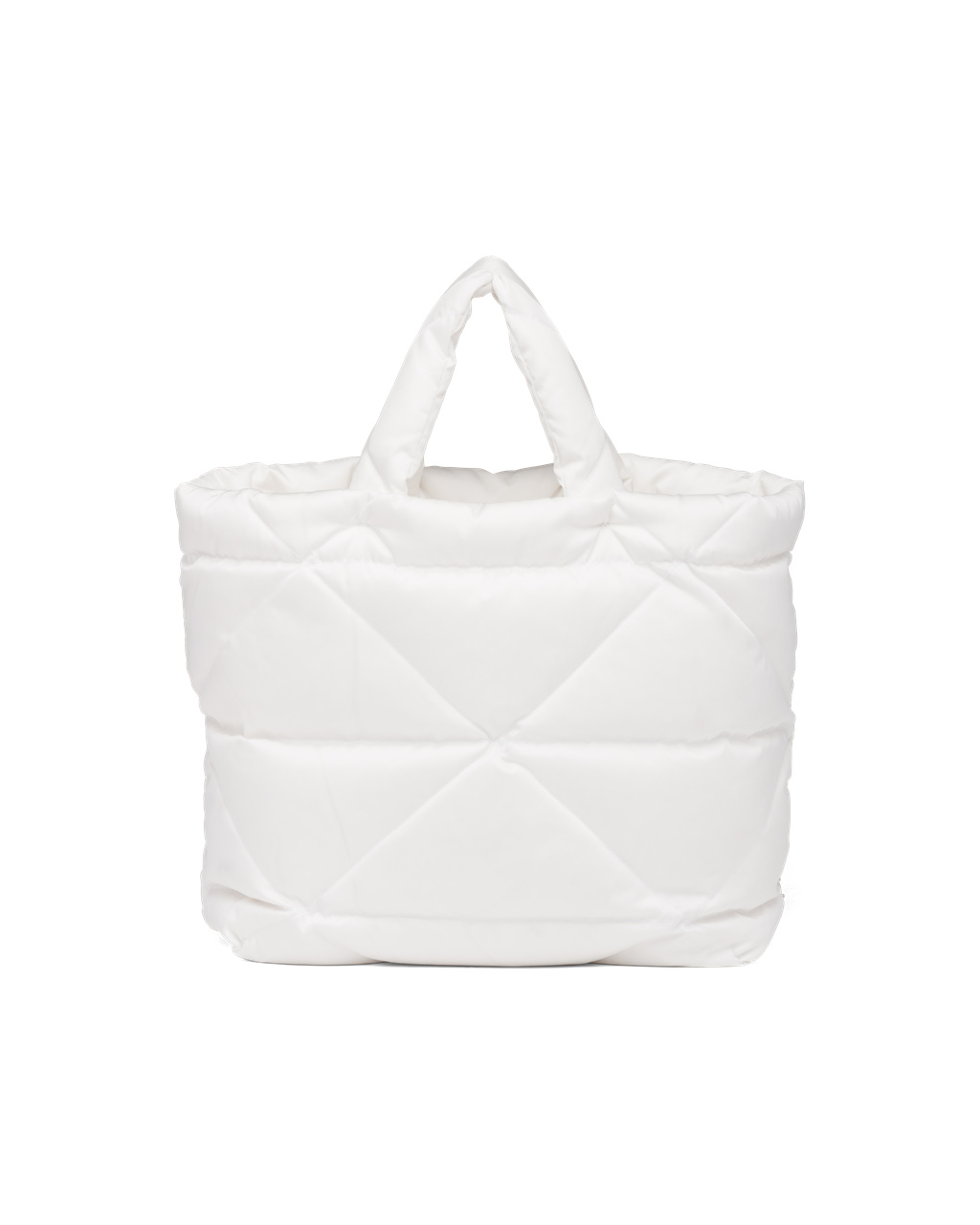 Prada Padded Re-nylon Tote Bag Blancas | 17648-ZLMI