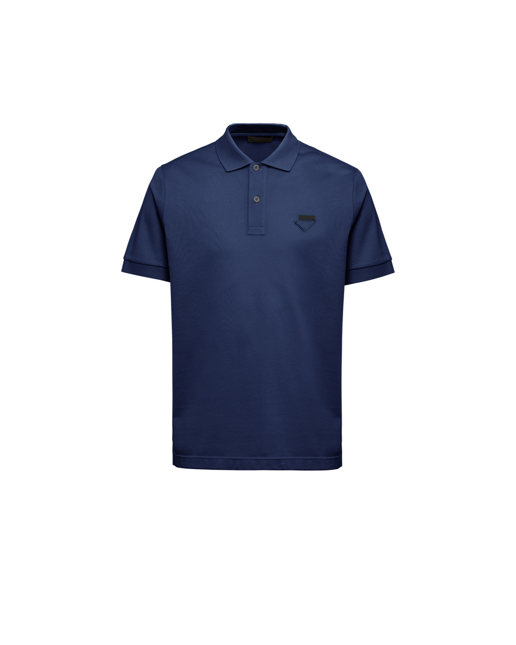 Prada Piqué Polo Shirt Azul Marino | 26901-JSWK