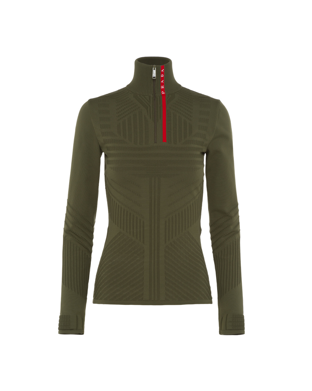 Prada Polyester Sports Top Verde Verde | 59624-GJTX