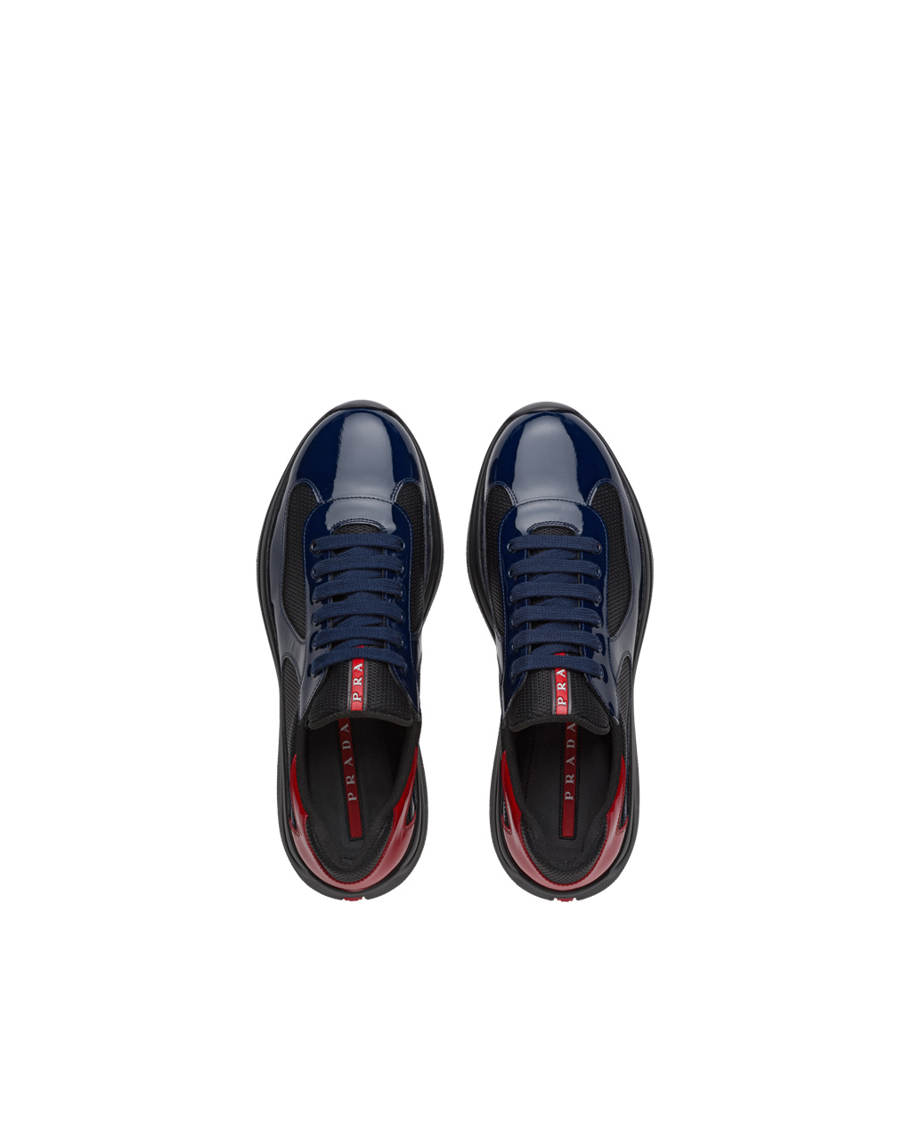 Prada Prada America's Cup Sneakers Azul Real Azules Rojas | 68197-RKWQ