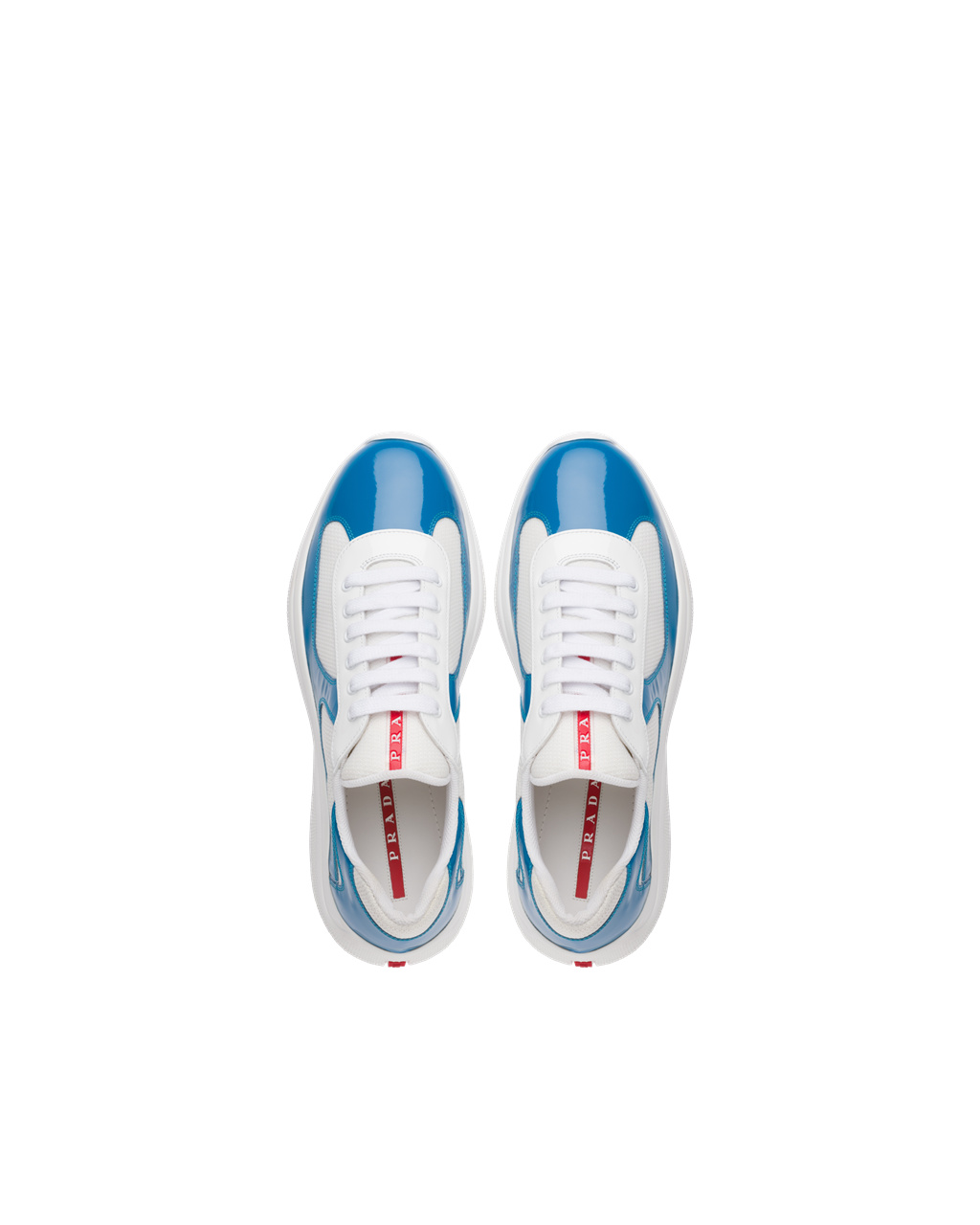 Prada Prada America's Cup Sneakers Azules Claro Blancas | 58021-CMNF