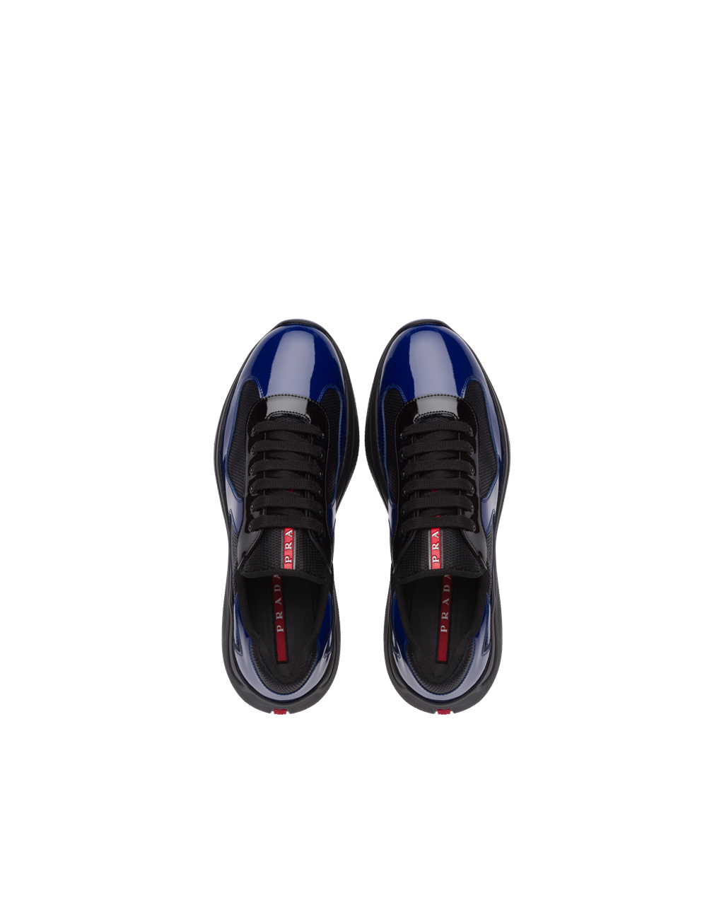 Prada Prada America's Cup Sneakers Azules Negras | 63859-DGKU