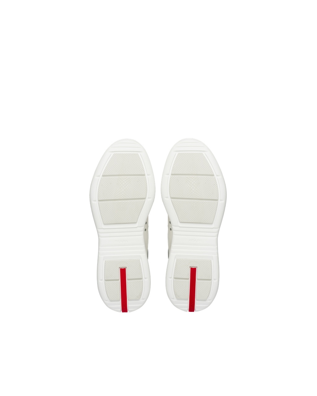 Prada Prada America's Cup Sneakers Blancas Plateadas | 35967-AZVF