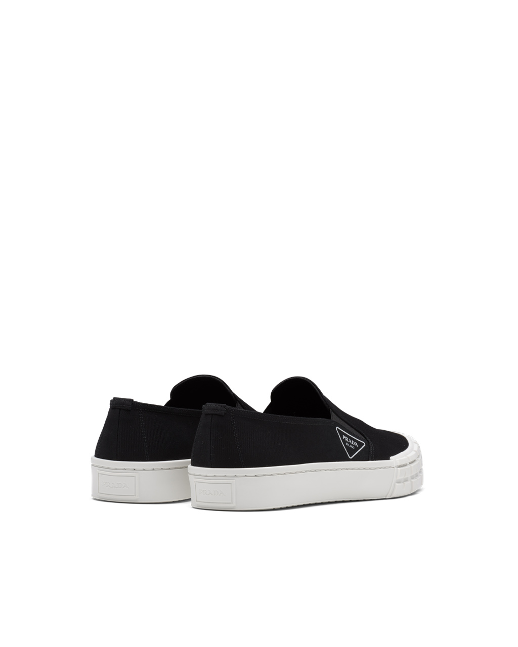 Prada Prada Cassetta Wheel Sneakers Negras Blancas | 16947-CKYS