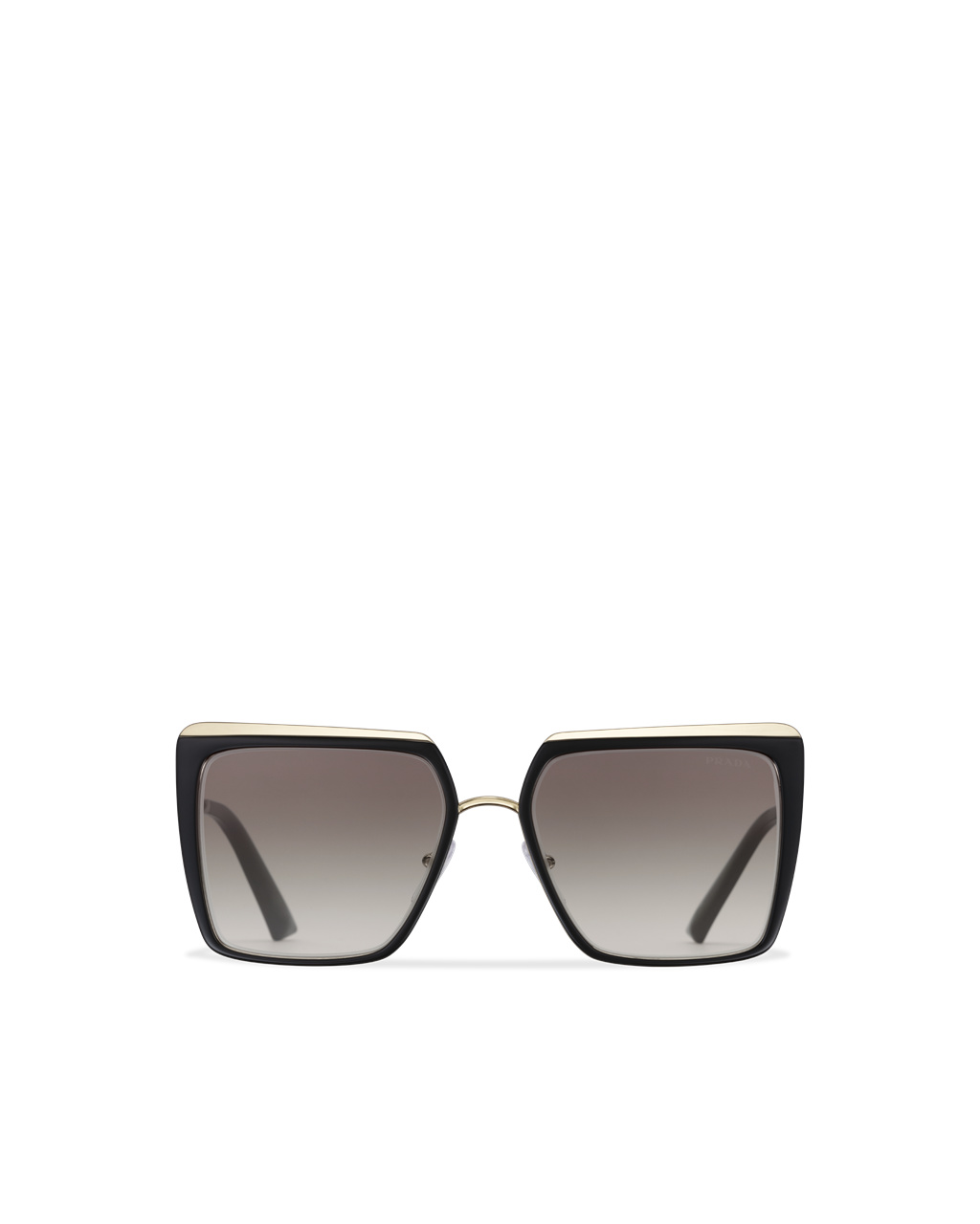 Prada Prada Cinéma Sunglasses Squared Gradient Anthracite Gray Lenses | 83659-PBKD