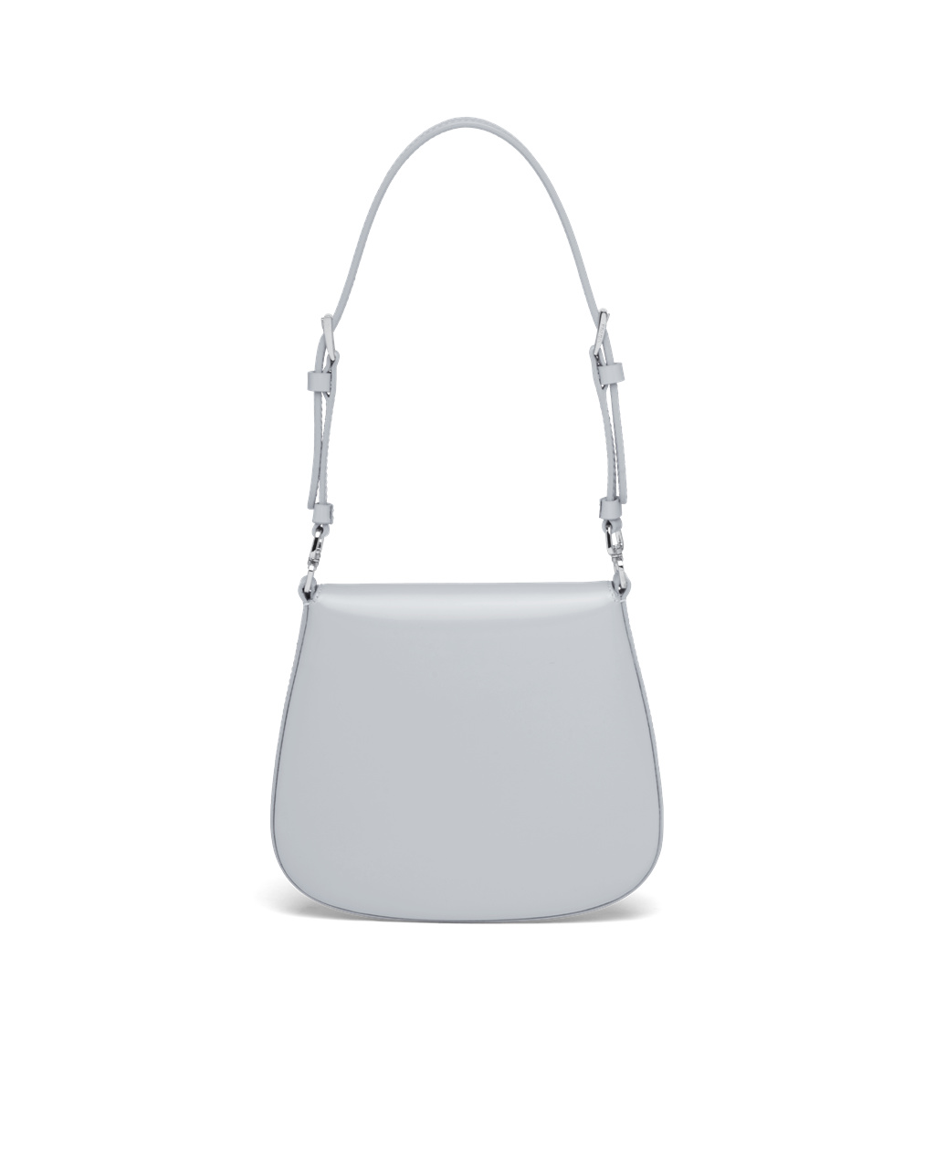 Prada Prada Cleo Brushed Cuero Mini Bag Azules | 14827-RFLJ