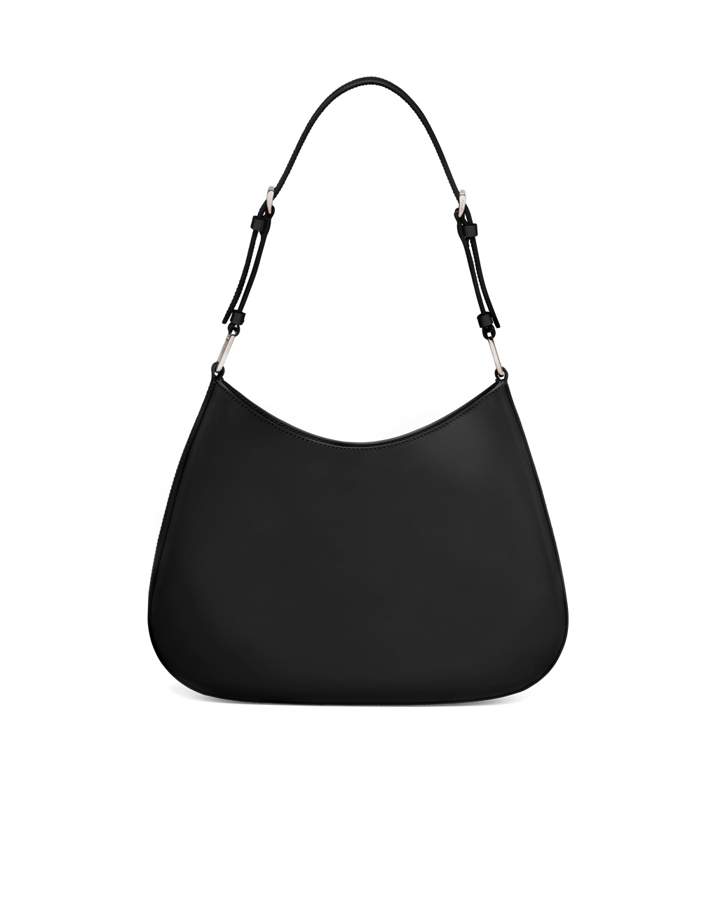 Prada Prada Cleo Brushed Cuero Shoulder Bag Negras | 06254-ZVQJ