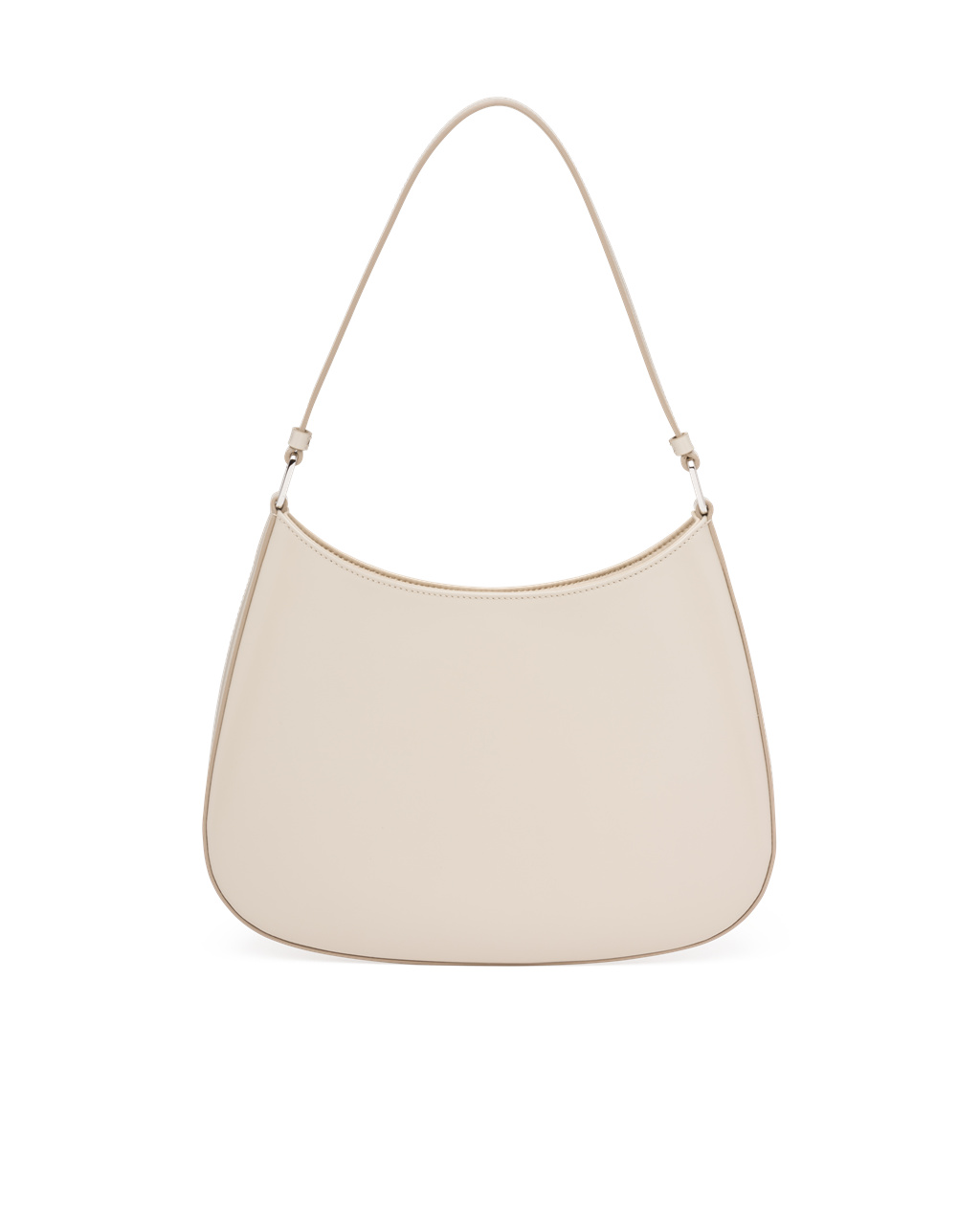 Prada Prada Cleo Brushed Cuero Shoulder Bag Beige | 82156-WYZU