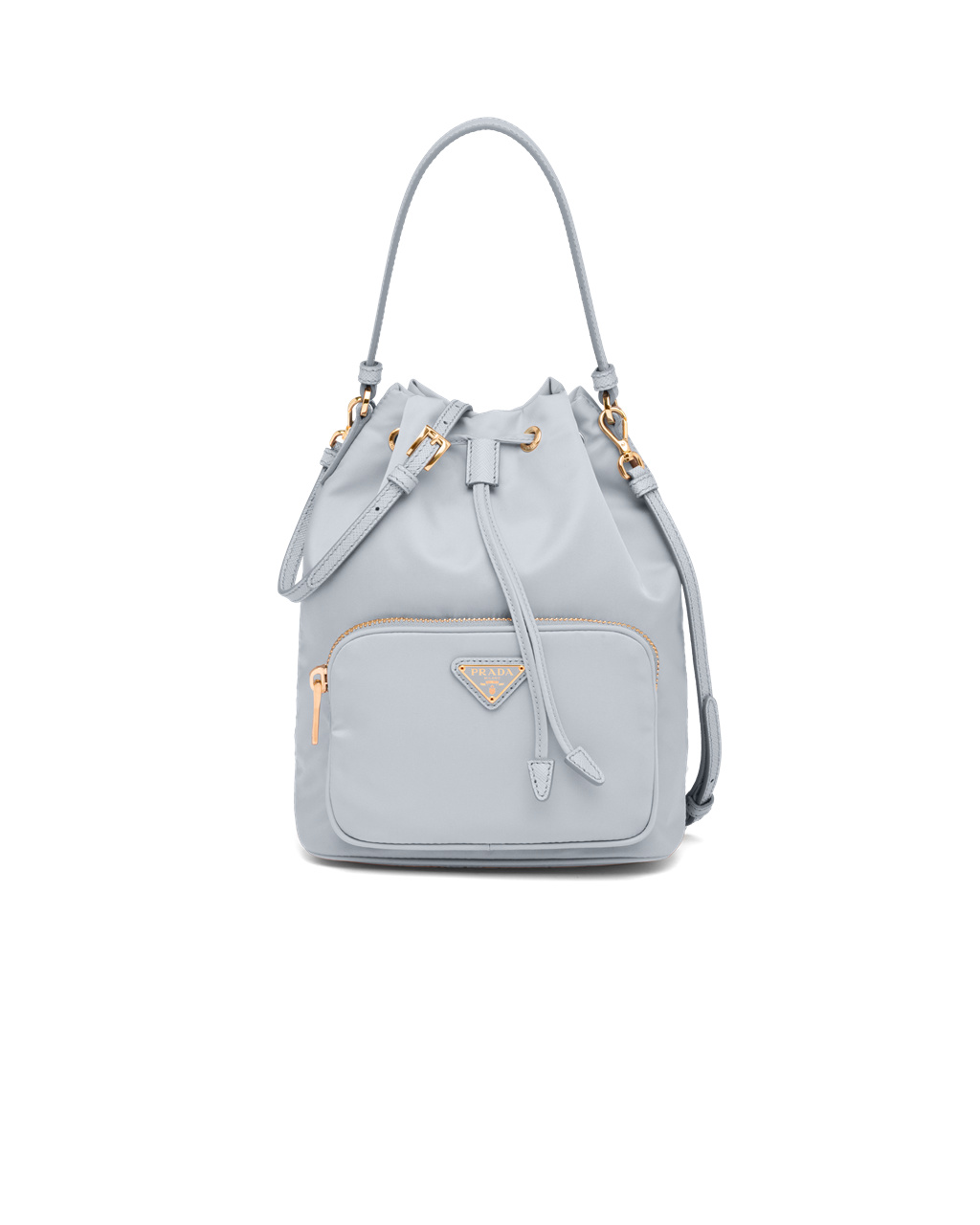 Prada Prada Duet Re-nylon Bucket Shoulder Bag Azules | 24975-EWRC