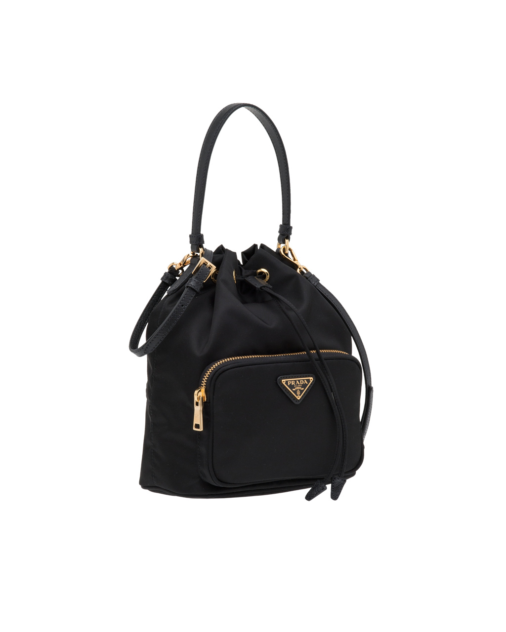 Prada Prada Duet Re-nylon Bucket Shoulder Bag Negras | 30145-KDXN