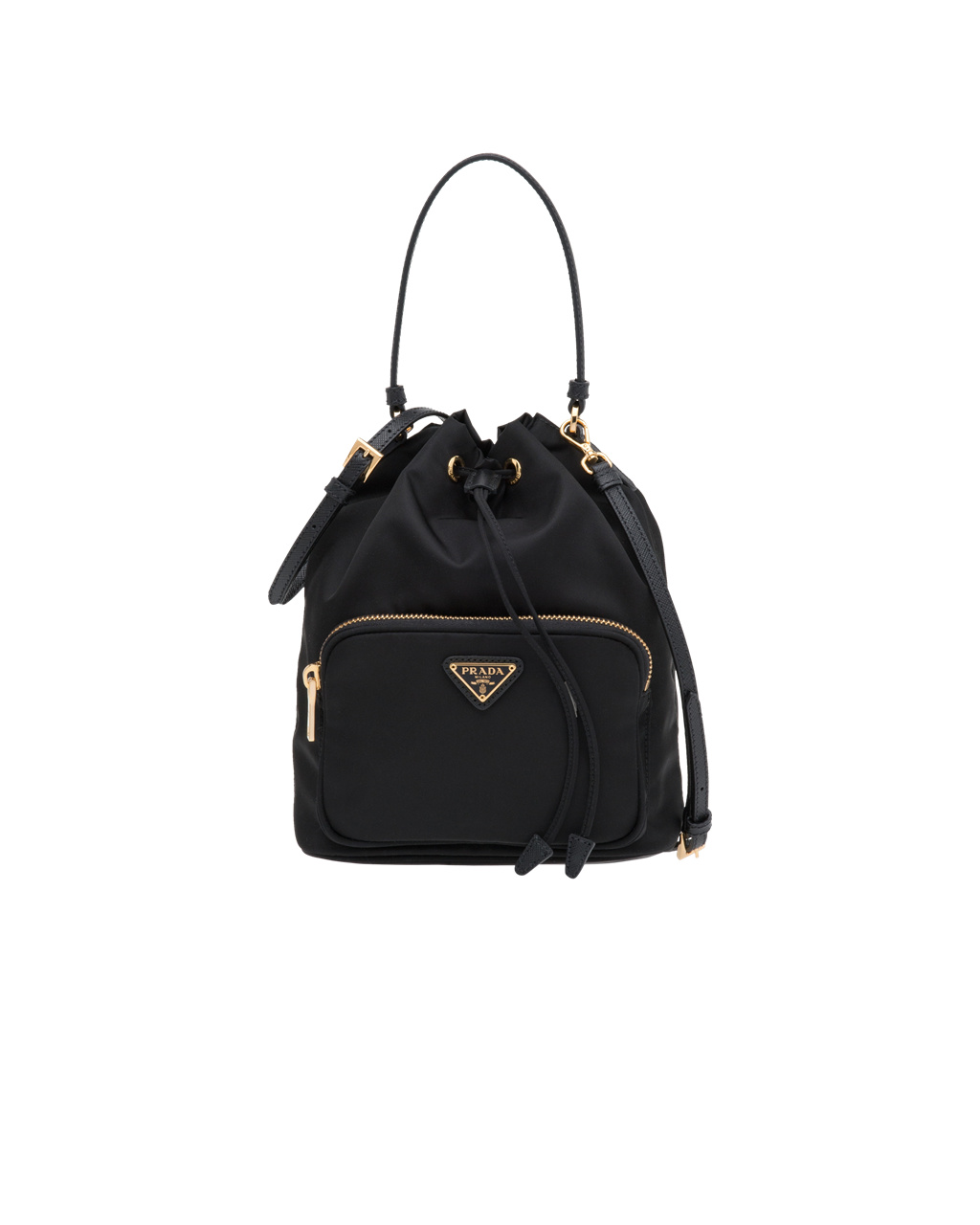 Prada Prada Duet Re-nylon Bucket Shoulder Bag Negras | 30145-KDXN