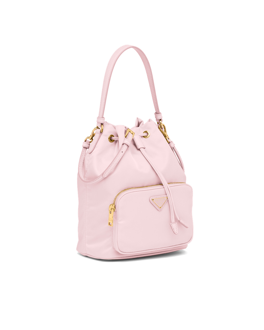 Prada Prada Duet Re-nylon Bucket Shoulder Bag Rosas | 79428-UGDS