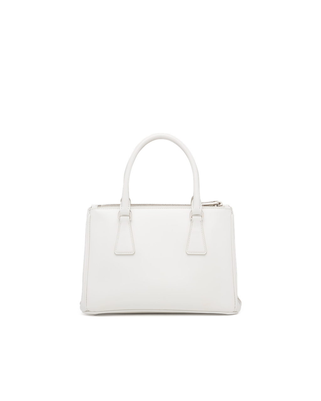 Prada Prada Galleria Brushed Cuero Small Bag Blancas | 69158-KMYB