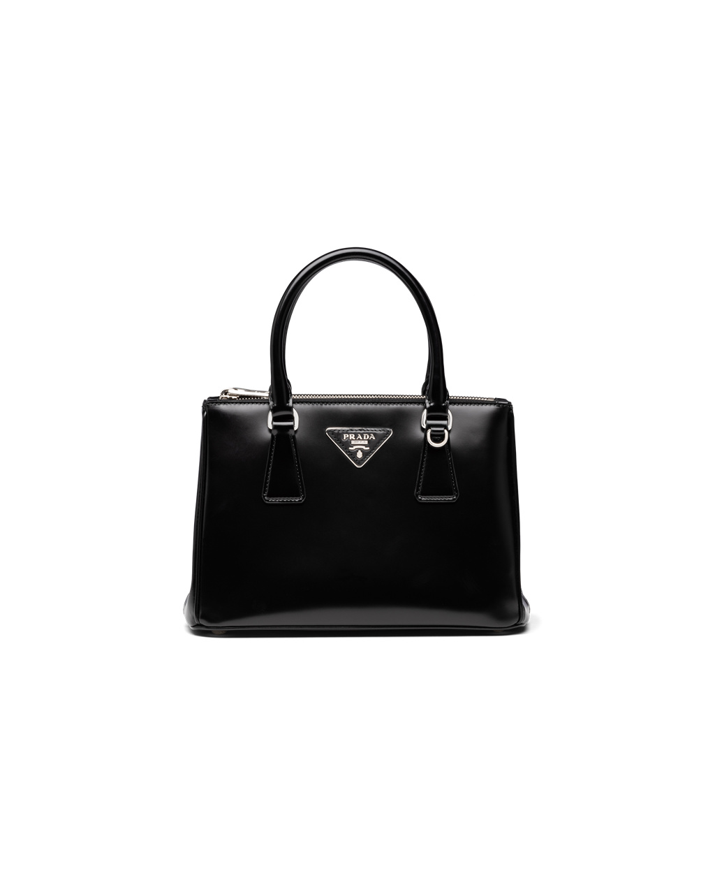 Prada Prada Galleria Brushed Cuero Small Bag Negras | 80257-UFTR