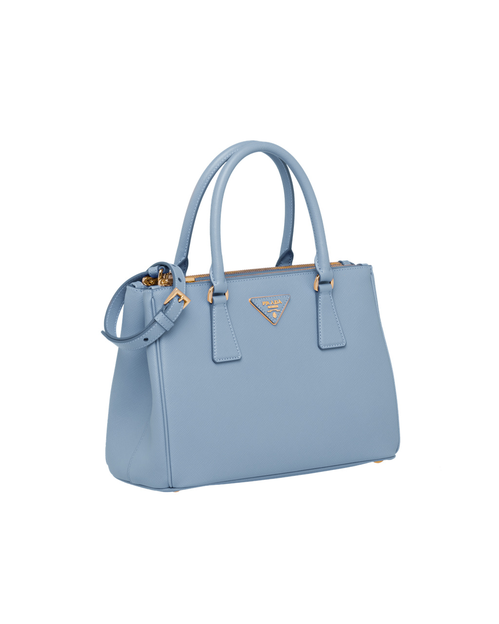 Prada Prada Galleria Saffiano Cuero Medium Bag Celeste | 70124-OSFA