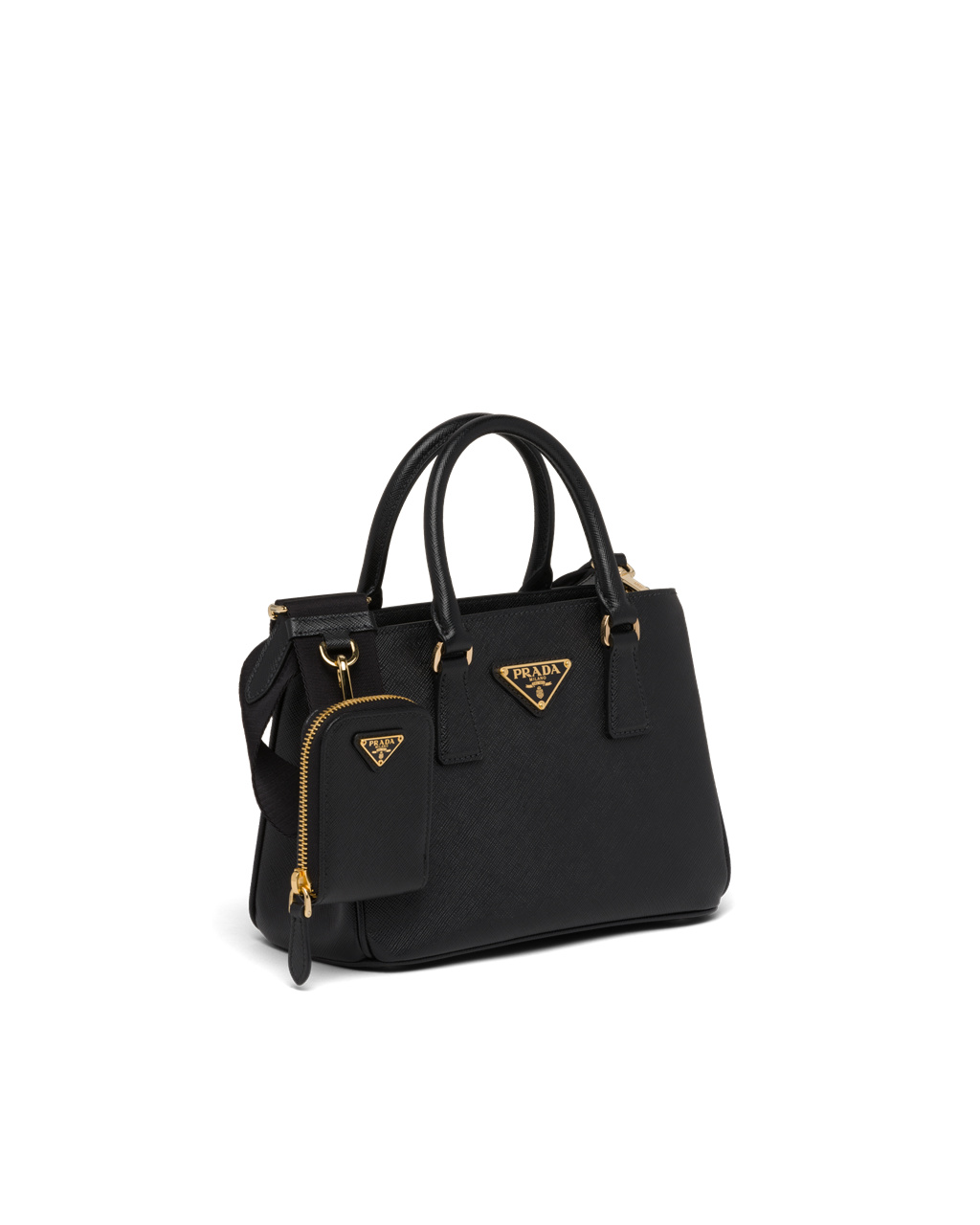 Prada Prada Galleria Saffiano Cuero Mini-bag Negras | 35290-ELMY